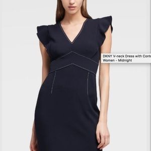 NWT DKNY Navy Blue Sheath Dress